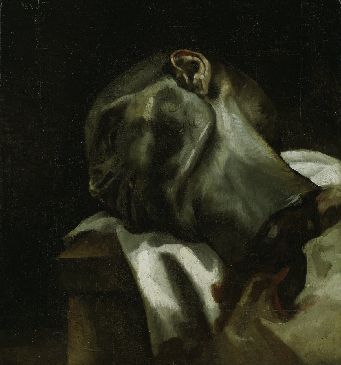 Leder for en giljotinert mann av Theodore Gericault