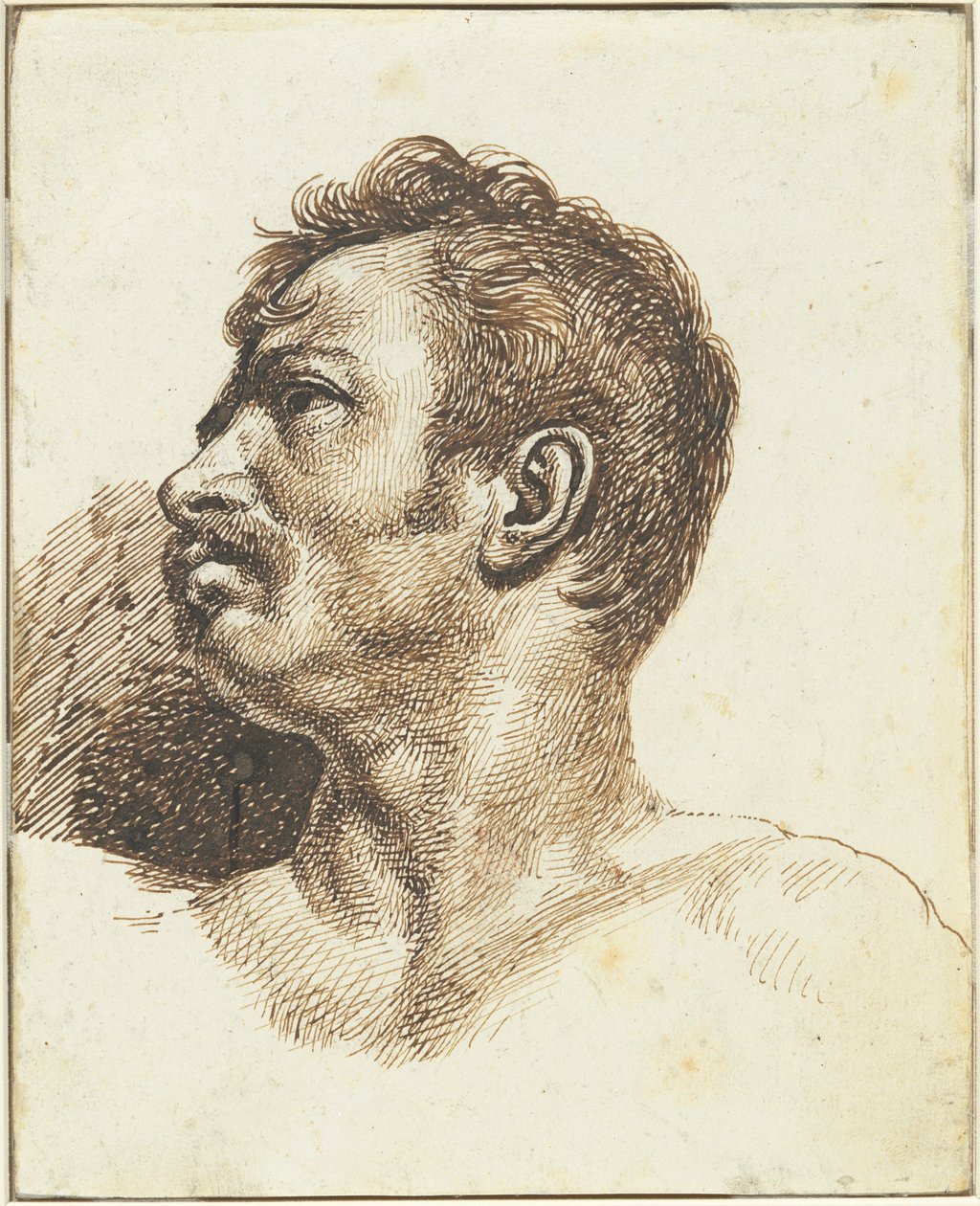 Head of a Man [recto] av Theodore Gericault