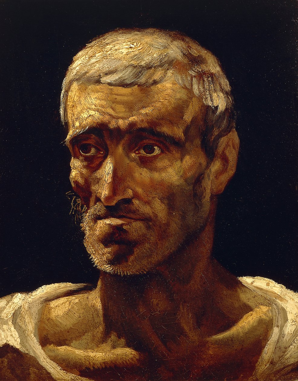 Leder for skipbrudt mann av Theodore Gericault