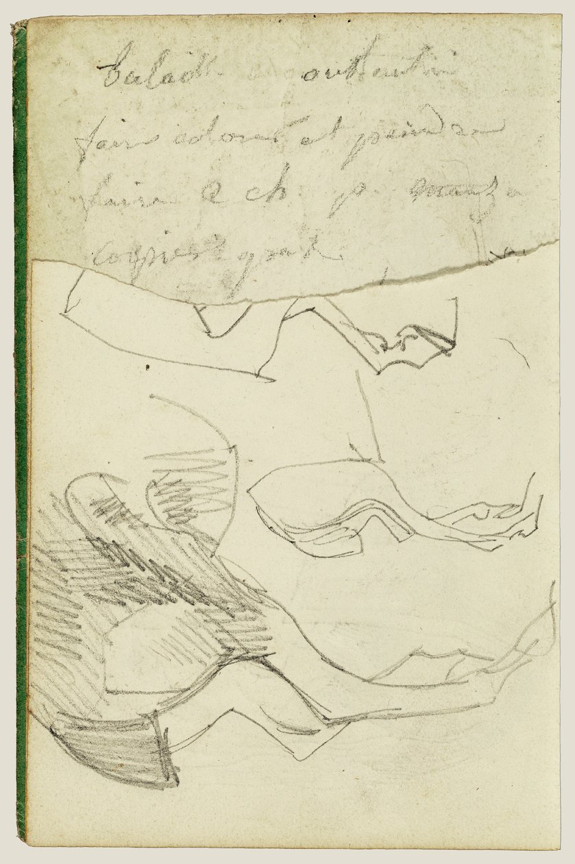 Hestestudier av Theodore Gericault