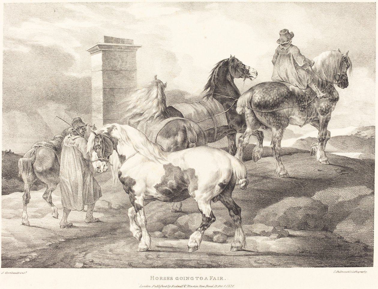 Hester som skal på messe av Theodore Gericault