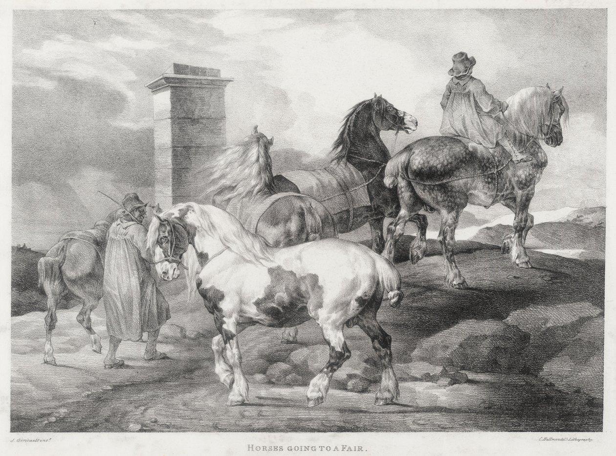 Hester på vei til en messe av Theodore Gericault