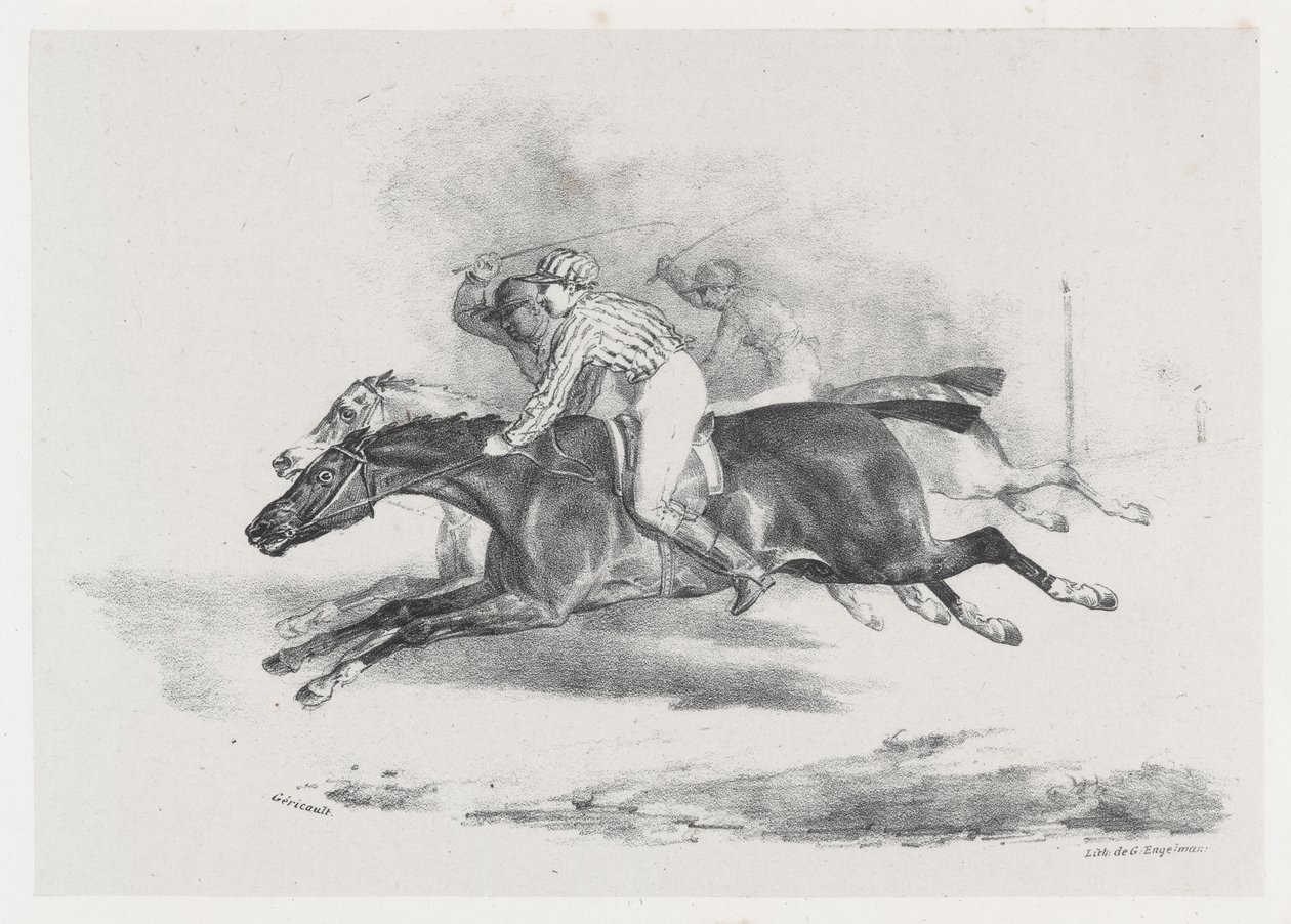 La Course (Løpet) av Theodore Gericault