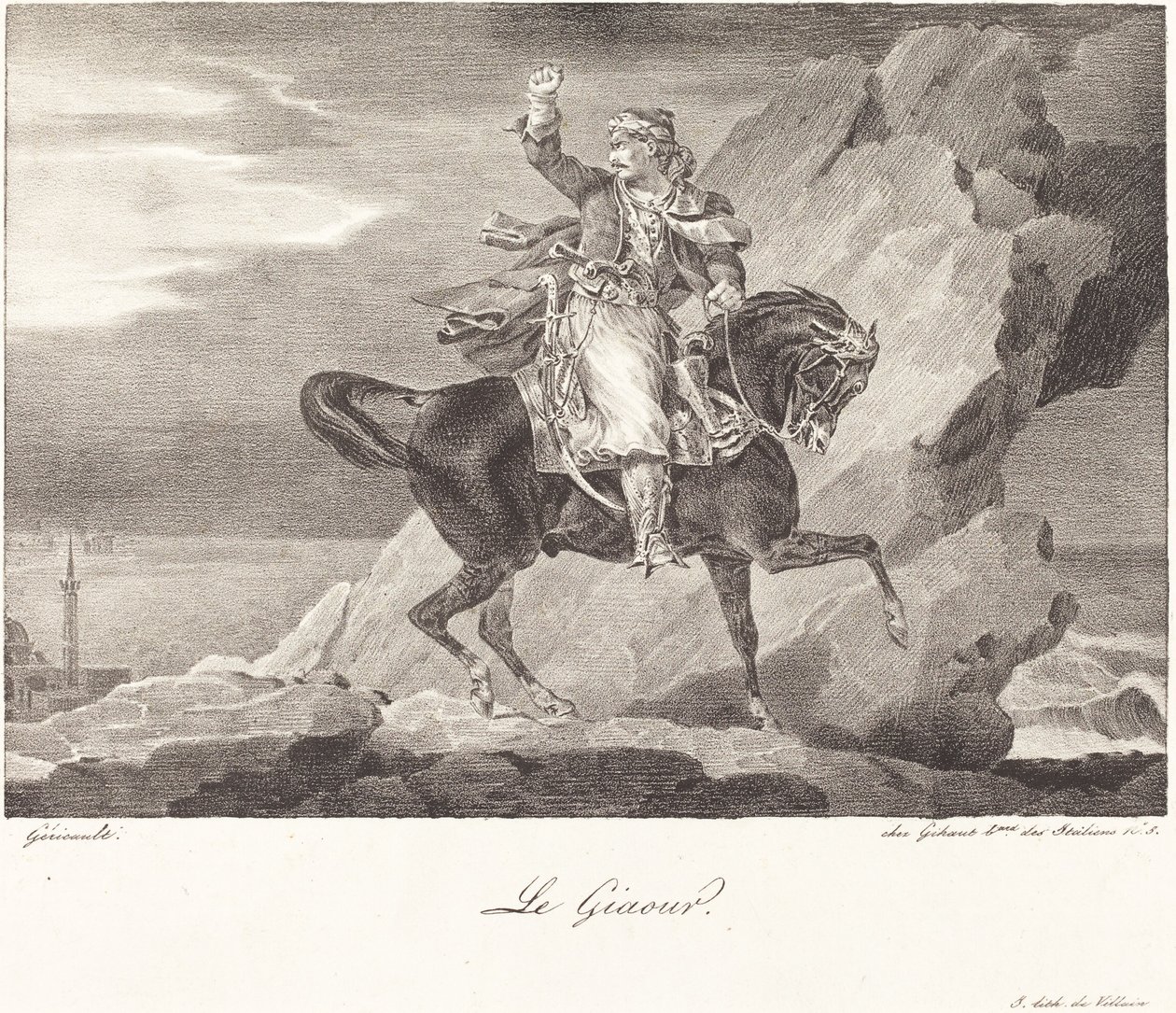 Le Giaour (den vantro) av Theodore Gericault