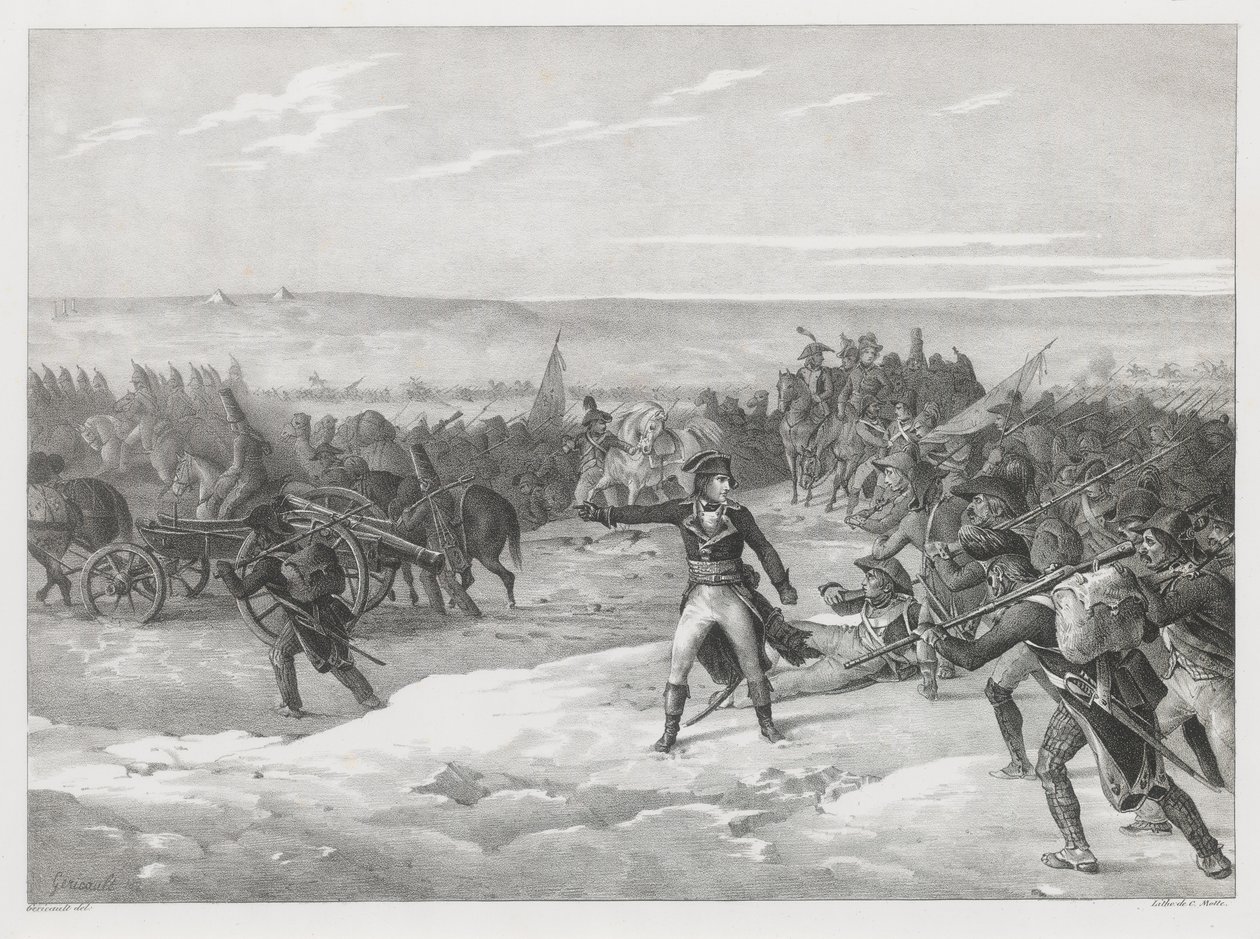 Marsj i ørkenen (March in the Desert) av Theodore Gericault