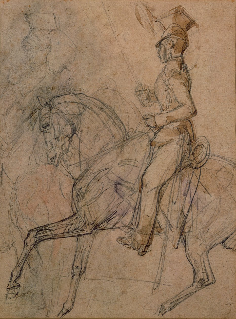 Offiser for de polske lanserne av Theodore Gericault