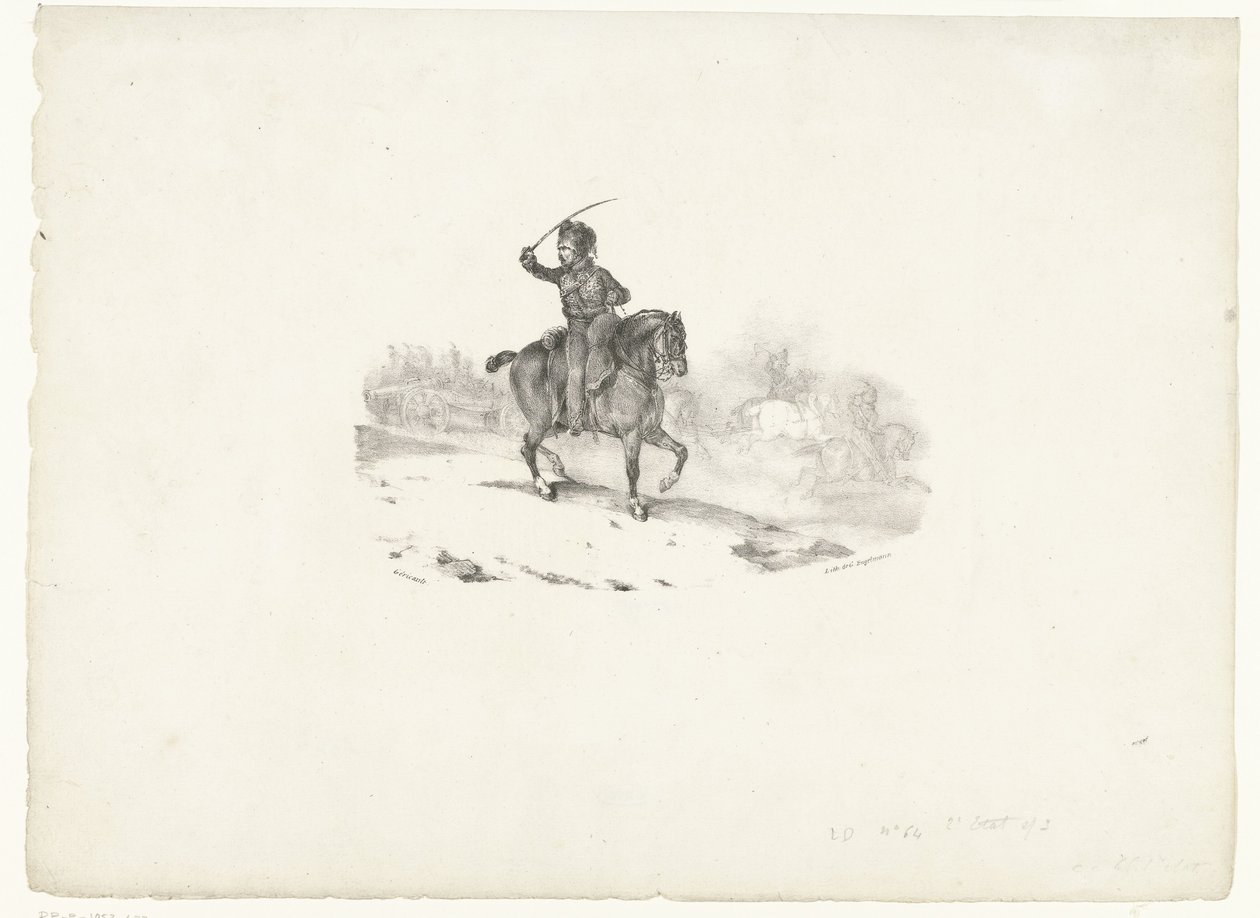 Artillerioffiser av Theodore Gericault