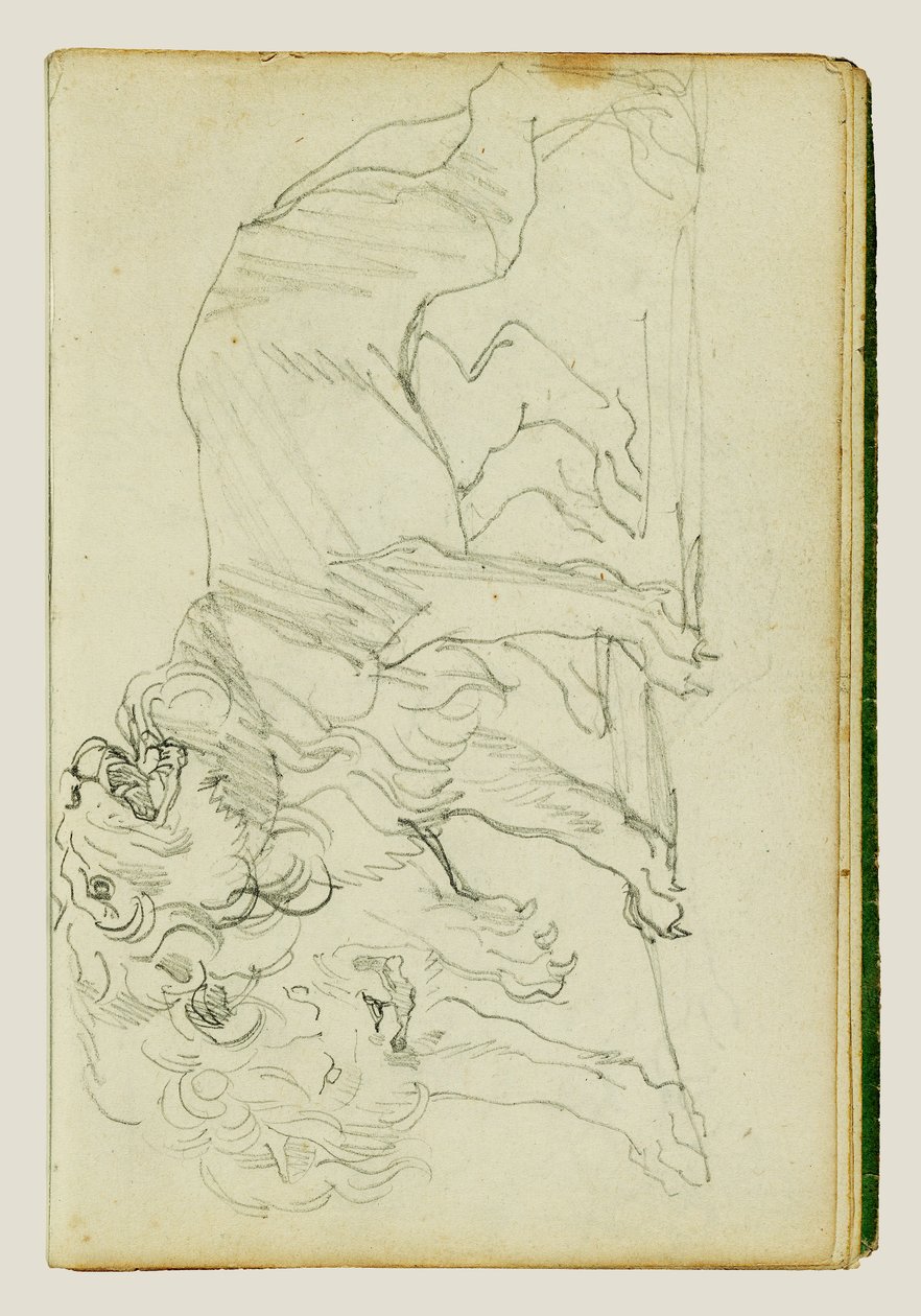 Et par løver av Theodore Gericault