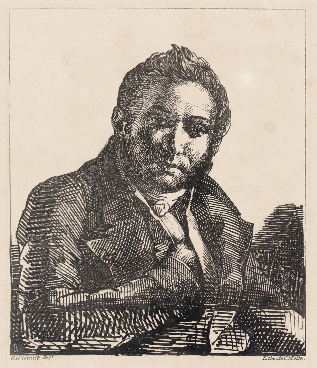 «Portrett av Auguste Brunet, kunstnerens venn» av Theodore Gericault