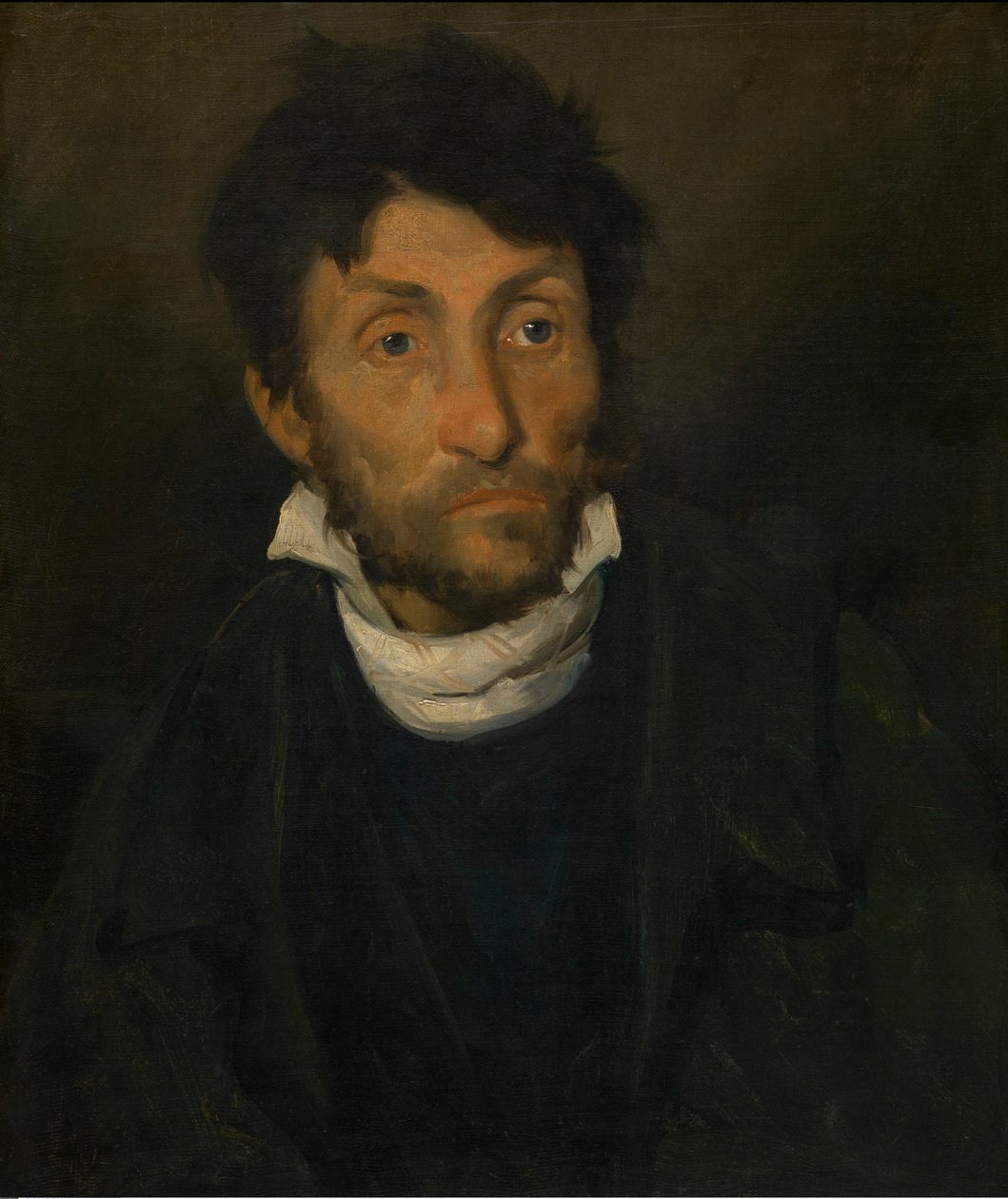 Portrett av en kleptoman av Theodore Gericault