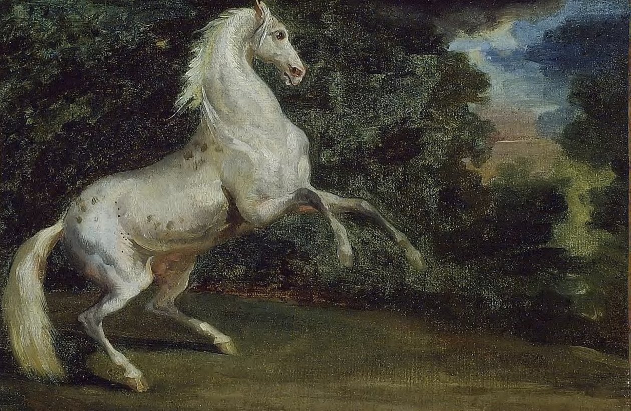 Stigende hest av Theodore Gericault