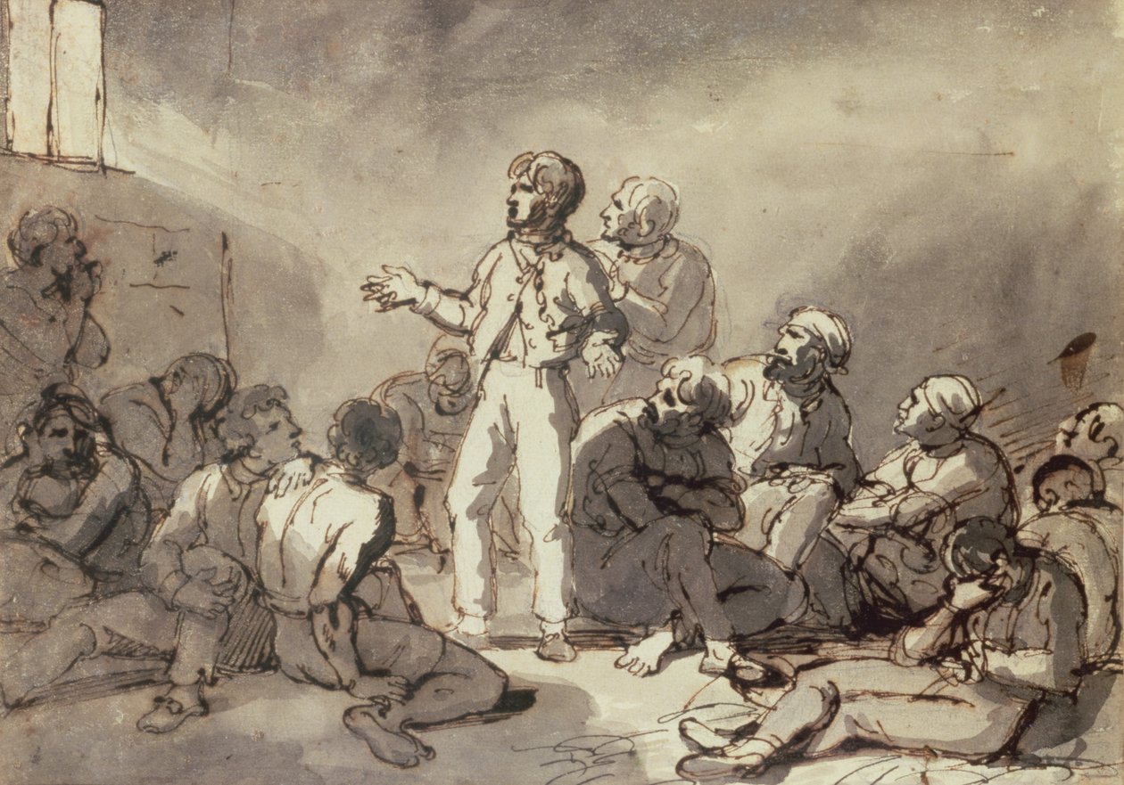 Fanger i en celle av Theodore Gericault