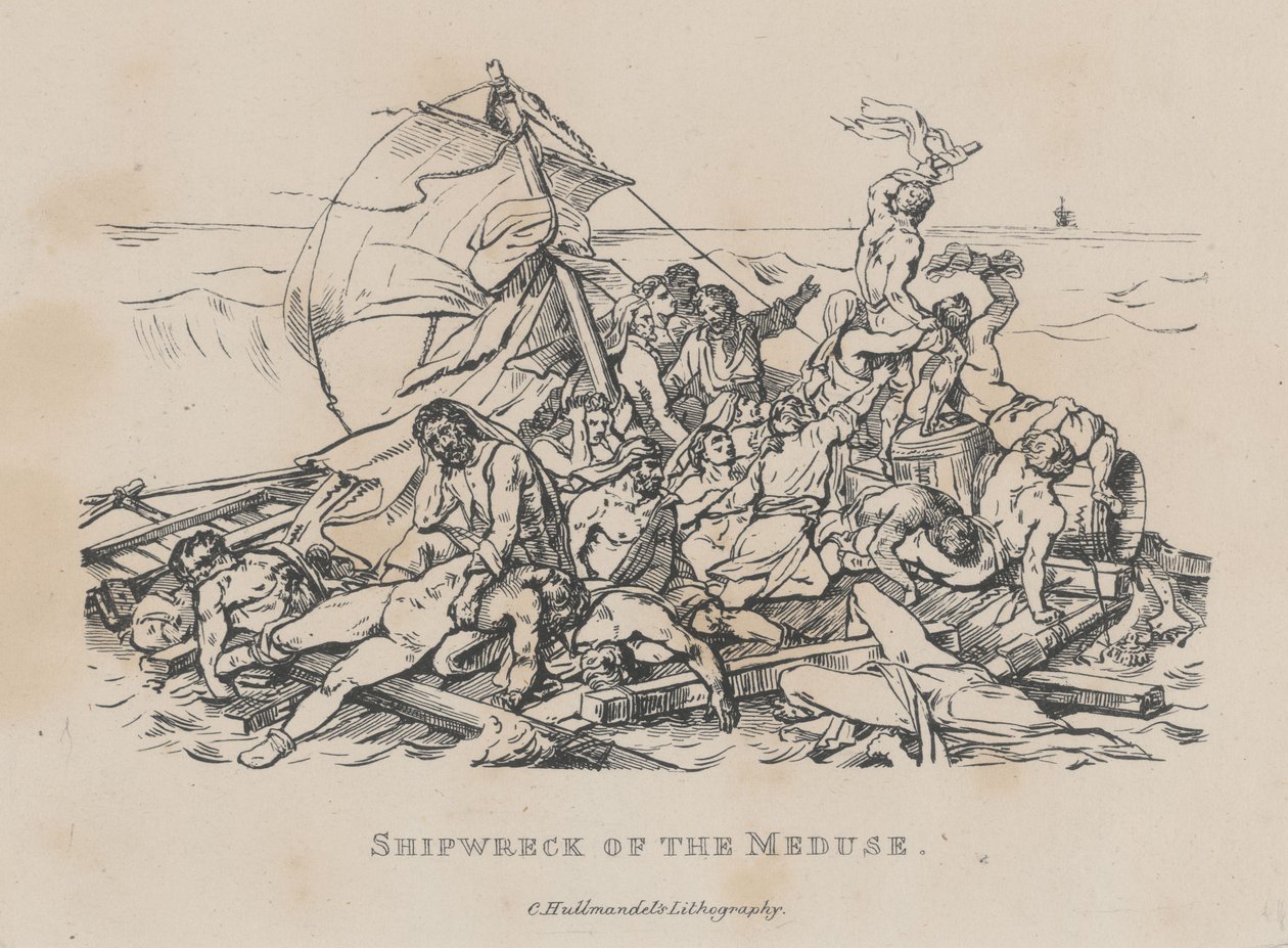 Medusas forlis (La Radeau de la Méduse) av Theodore Gericault