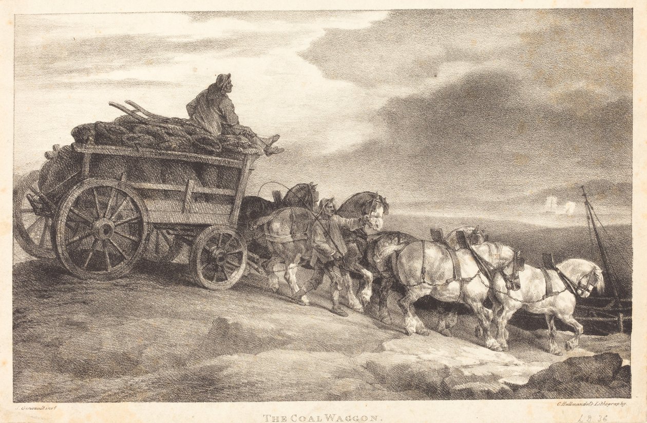 Kullvognen av Theodore Gericault