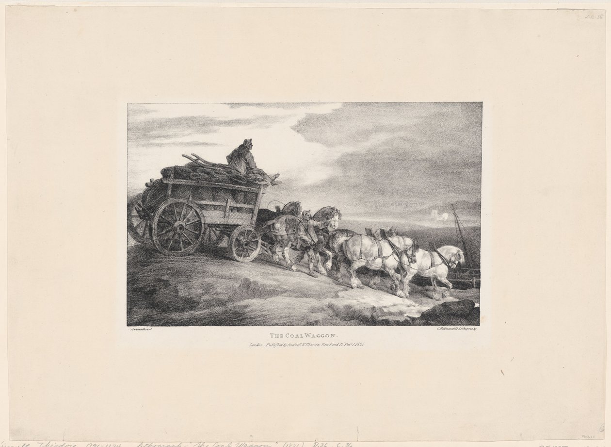 Kullvognen av Theodore Gericault