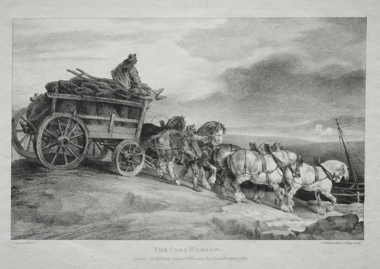 Kullvognen av Theodore Gericault