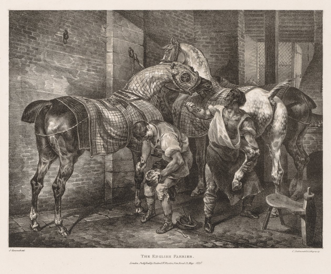 Den engelske hovslageren av Theodore Gericault