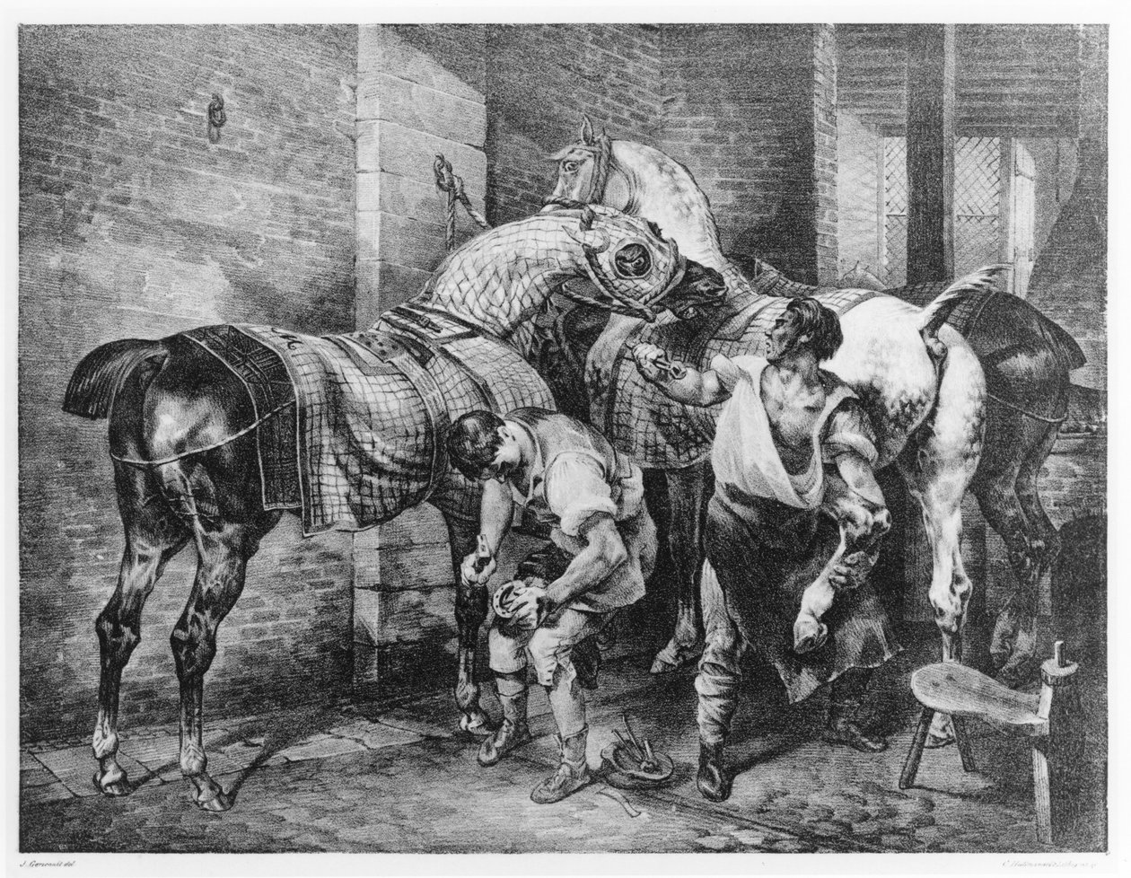 Den engelske hovslageren av Theodore Gericault