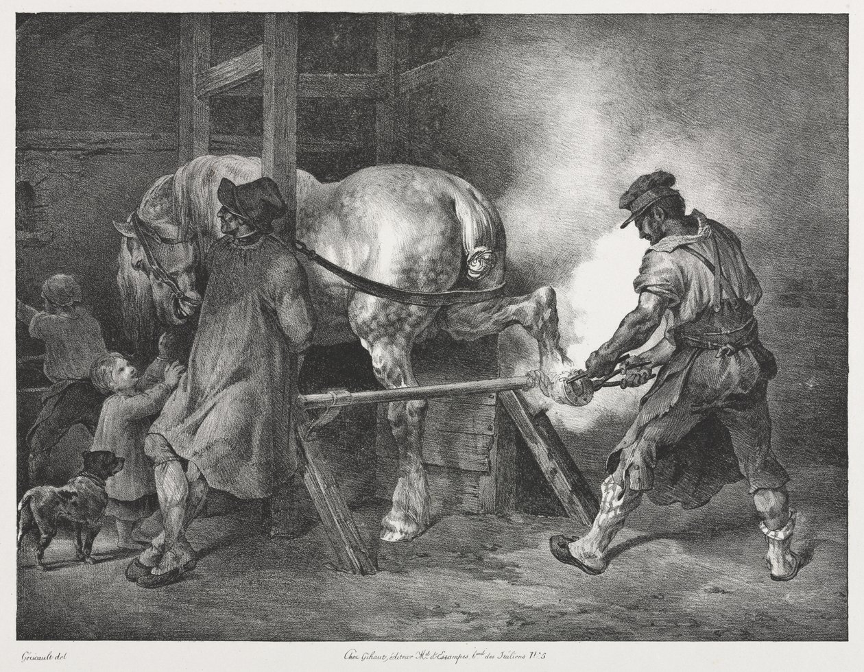Den flamske smeden av Theodore Gericault