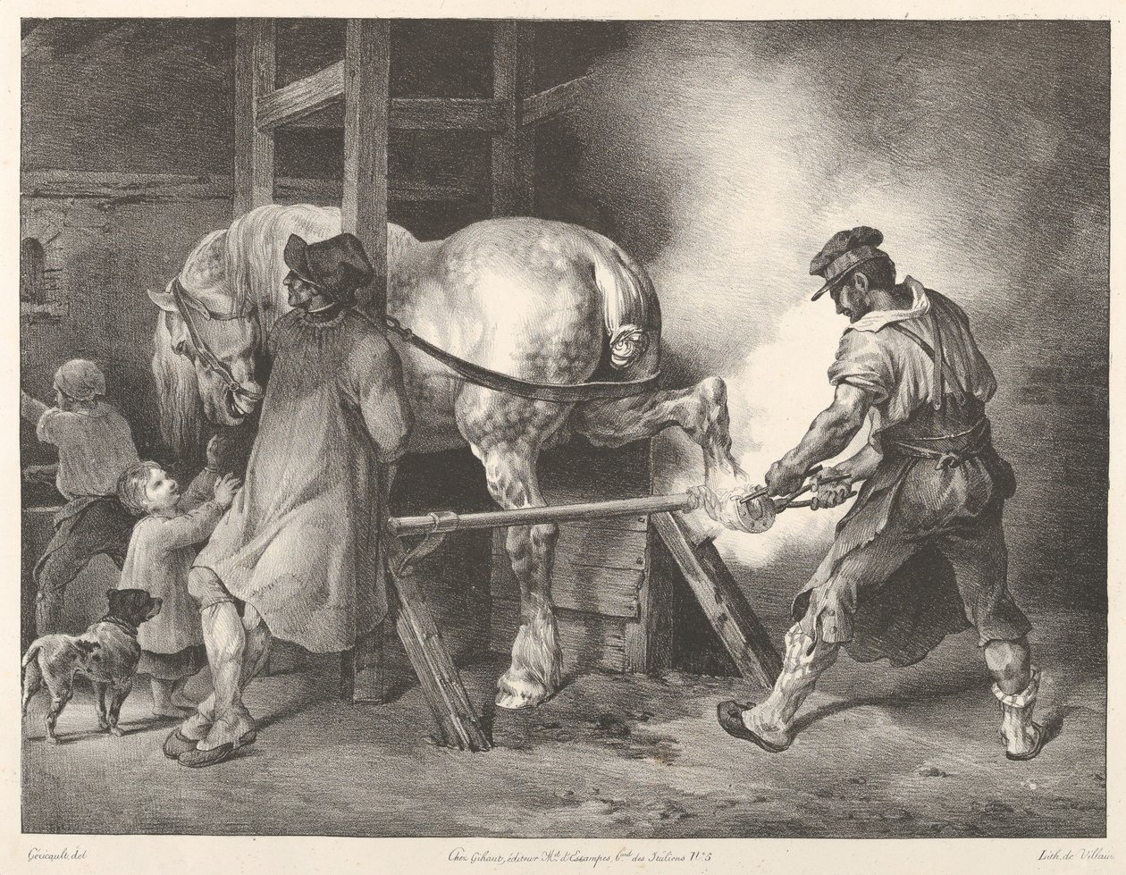 Den flamske hovslageren av Theodore Gericault