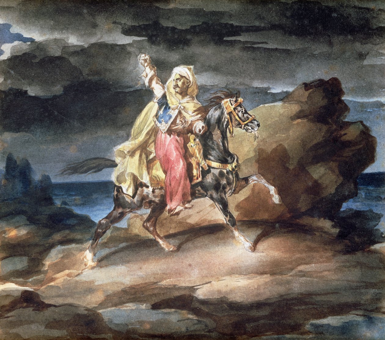 The Giaour, ca. 1822-23 av Theodore Gericault