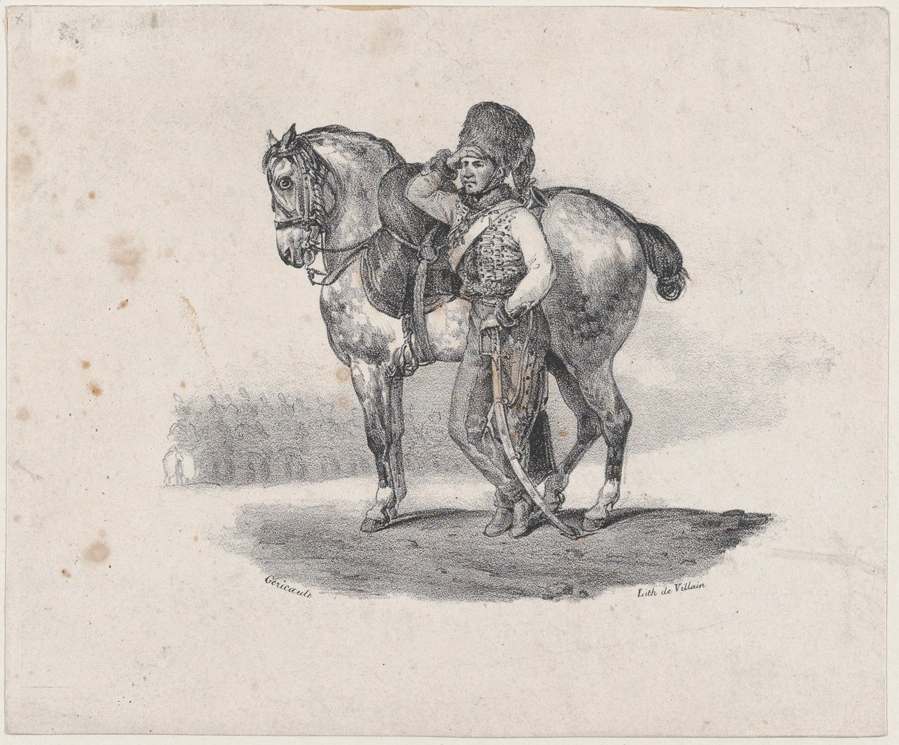Husarernes trompet av Theodore Gericault