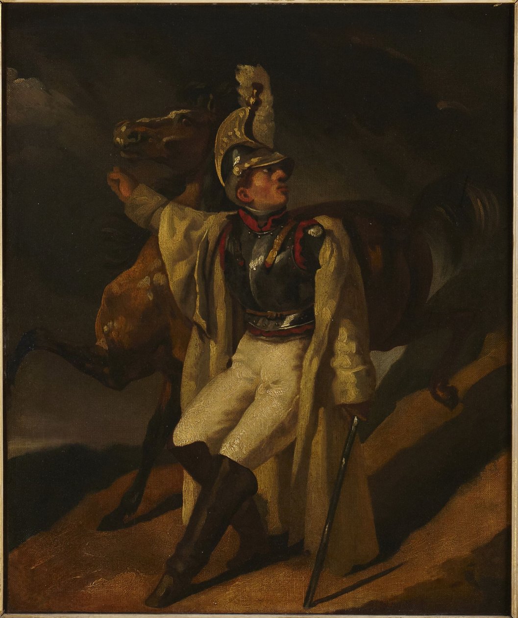 Den sårede kurassieren av Theodore Gericault
