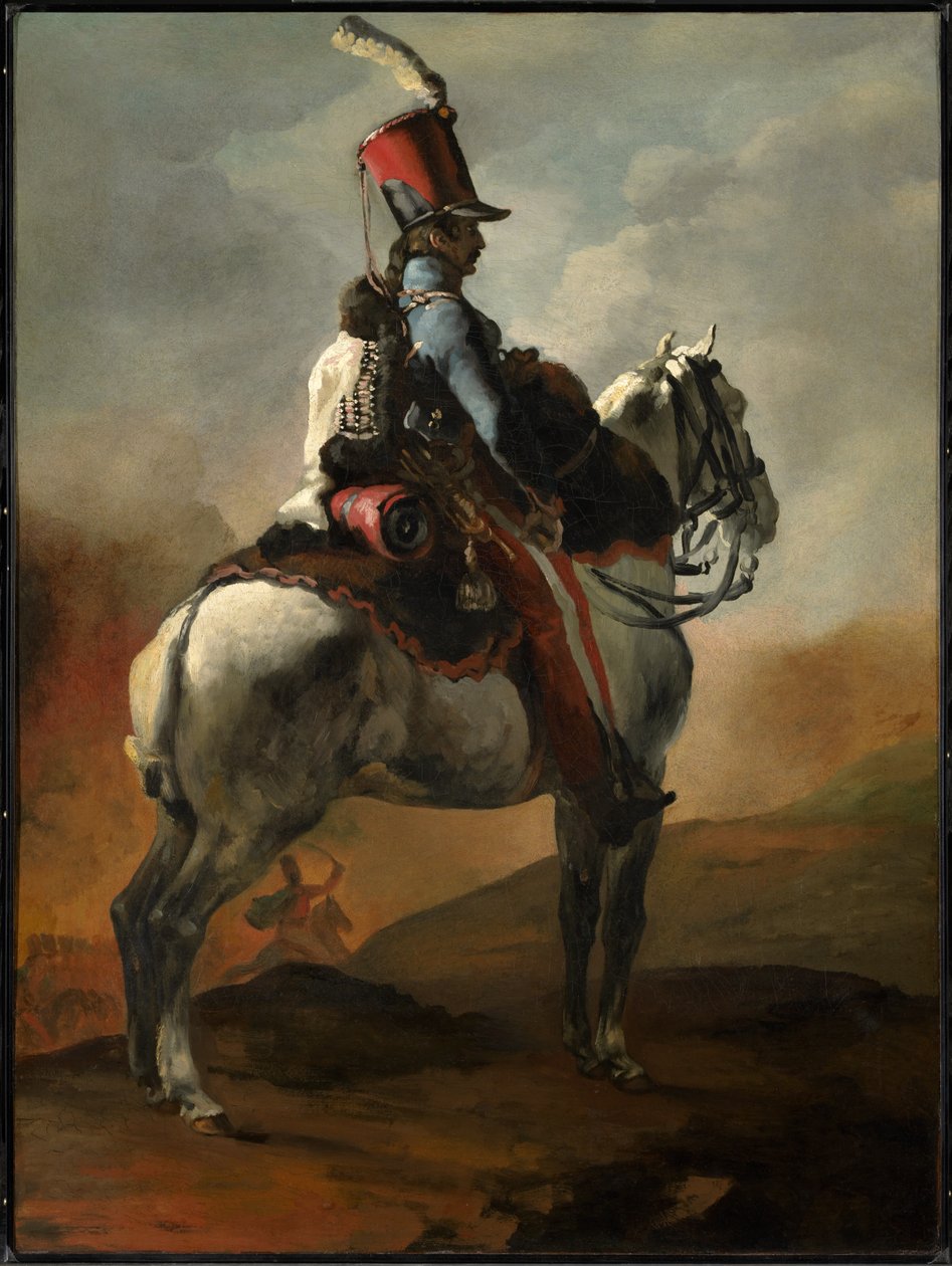 Husarenes trompeter av Theodore Gericault