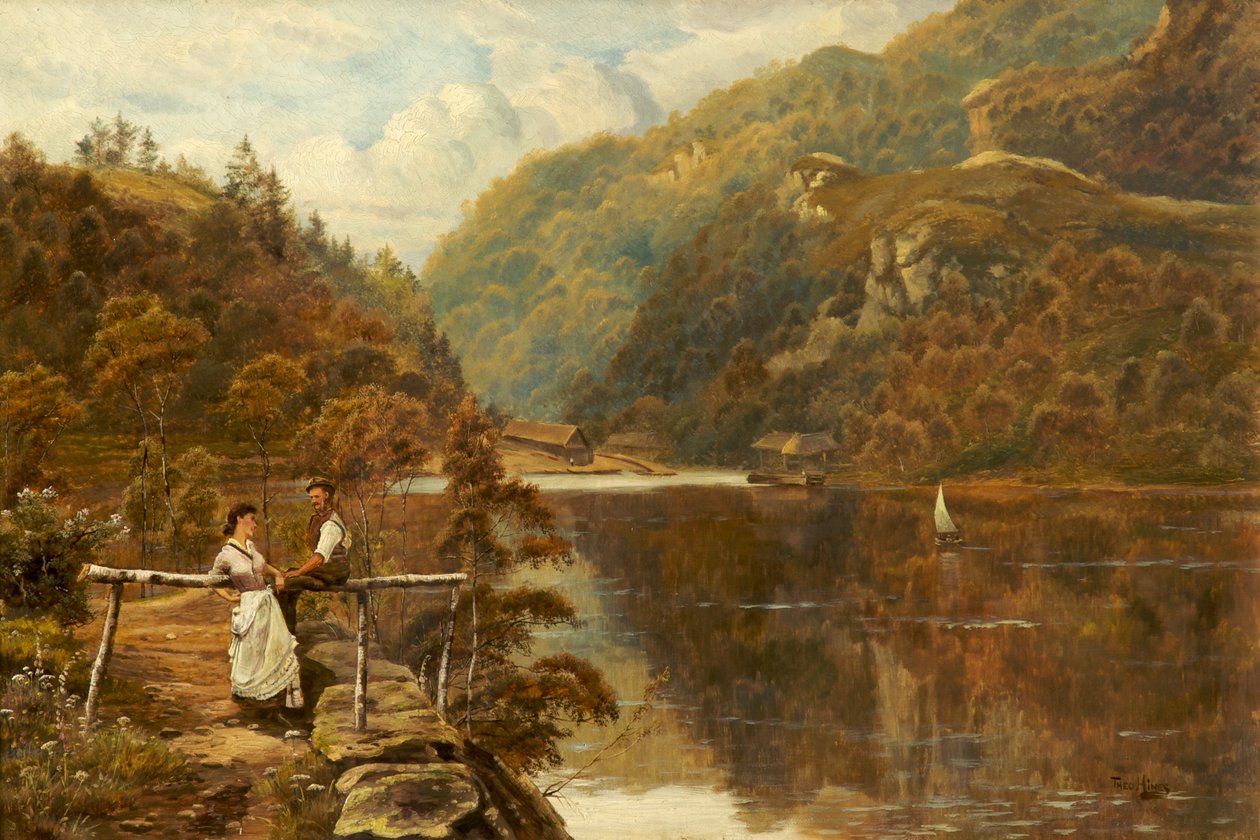 Båtbrygga, Loch Katrine av Theodore Hines