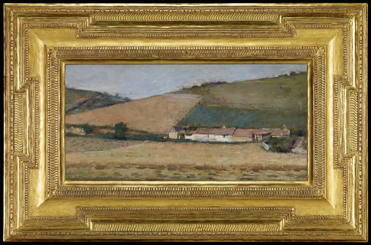 Gård blant åser, Giverny av Theodore Robinson