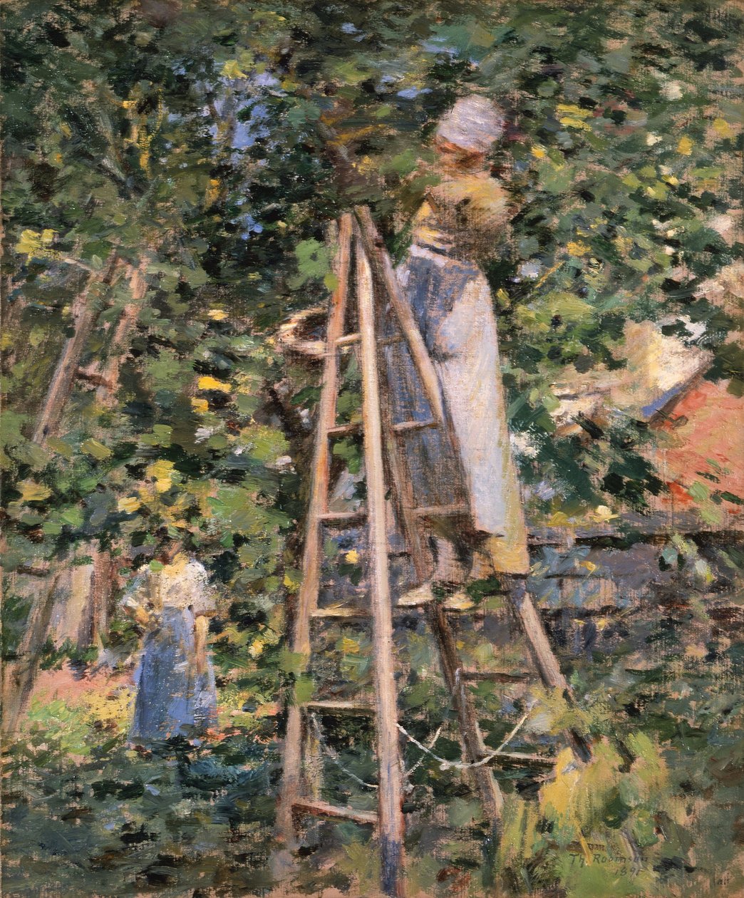 Plommeplukking av Theodore Robinson
