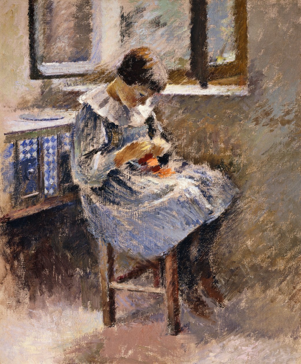 Pikesøm, ca. 1886 av Theodore Robinson