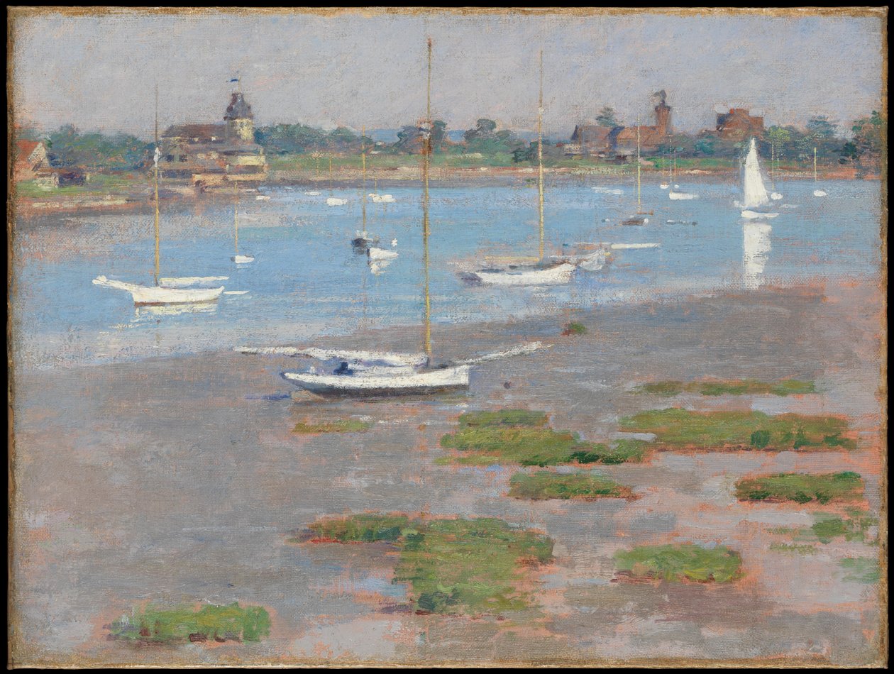 Lavvann, Riverside Yacht Club av Theodore Robinson