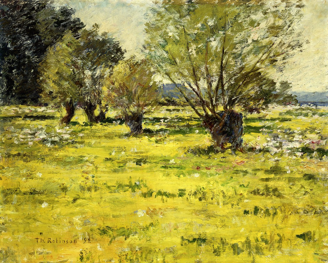 Våren, 1892 av Theodore Robinson