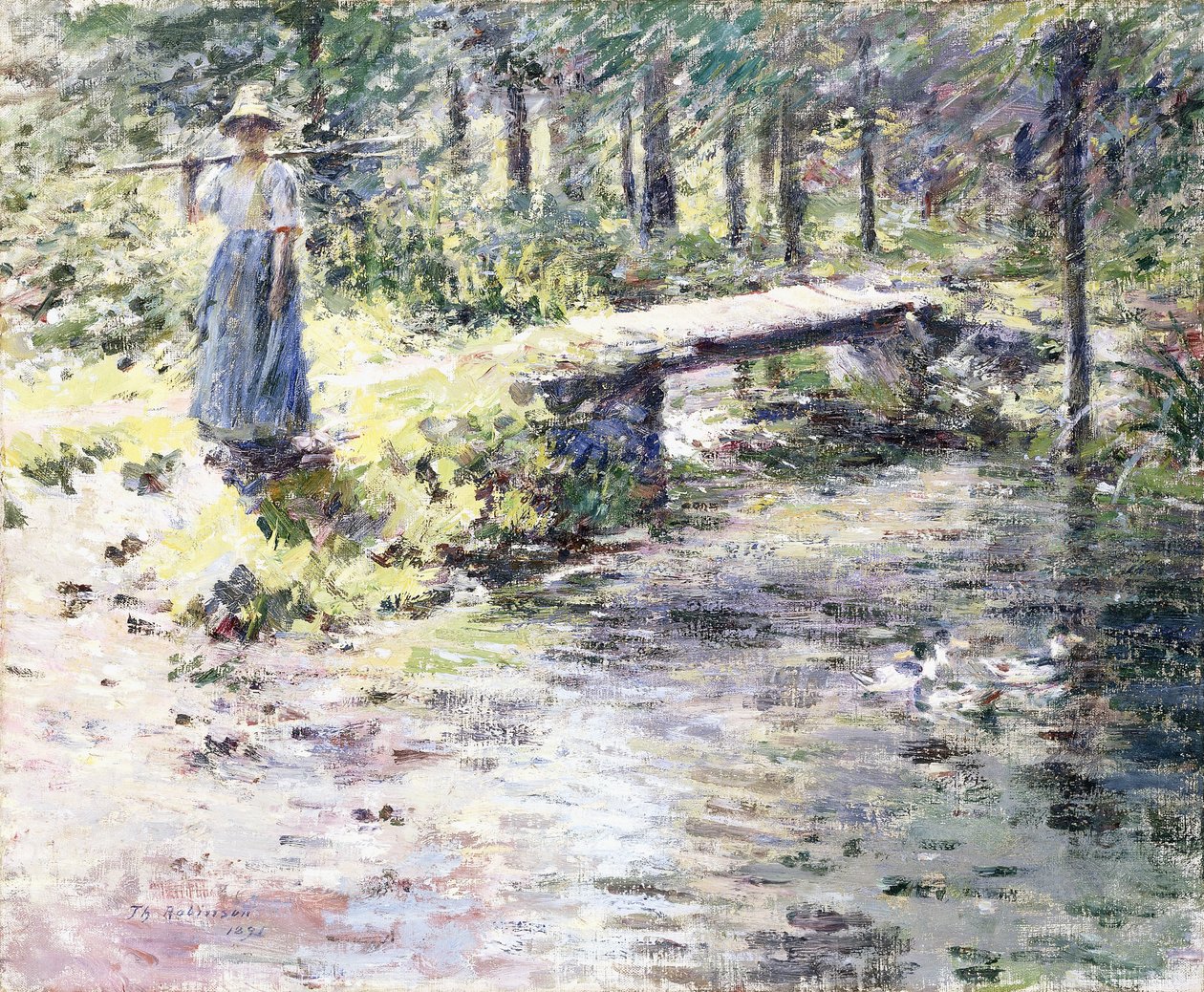 Den lille broen av Theodore Robinson