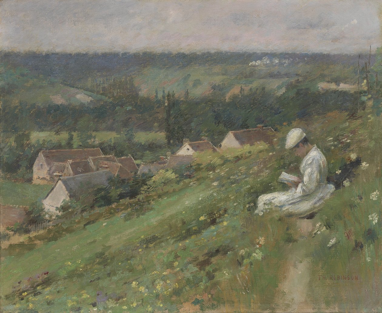 The Valley of Arconville, ca. 1887 av Theodore Robinson