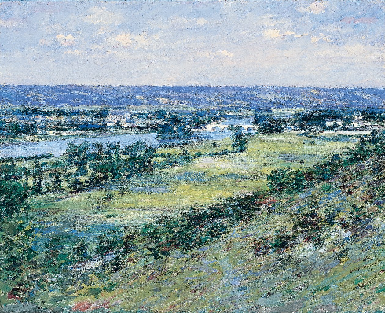 The Valley of the Seine, fra Hills of Giverny, 1892 av Theodore Robinson