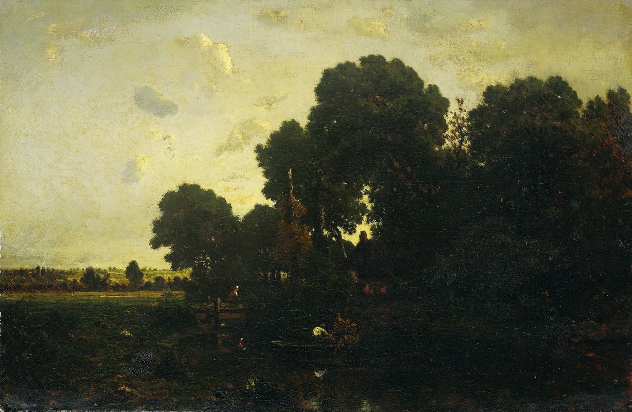 skumring av Theodore Rousseau