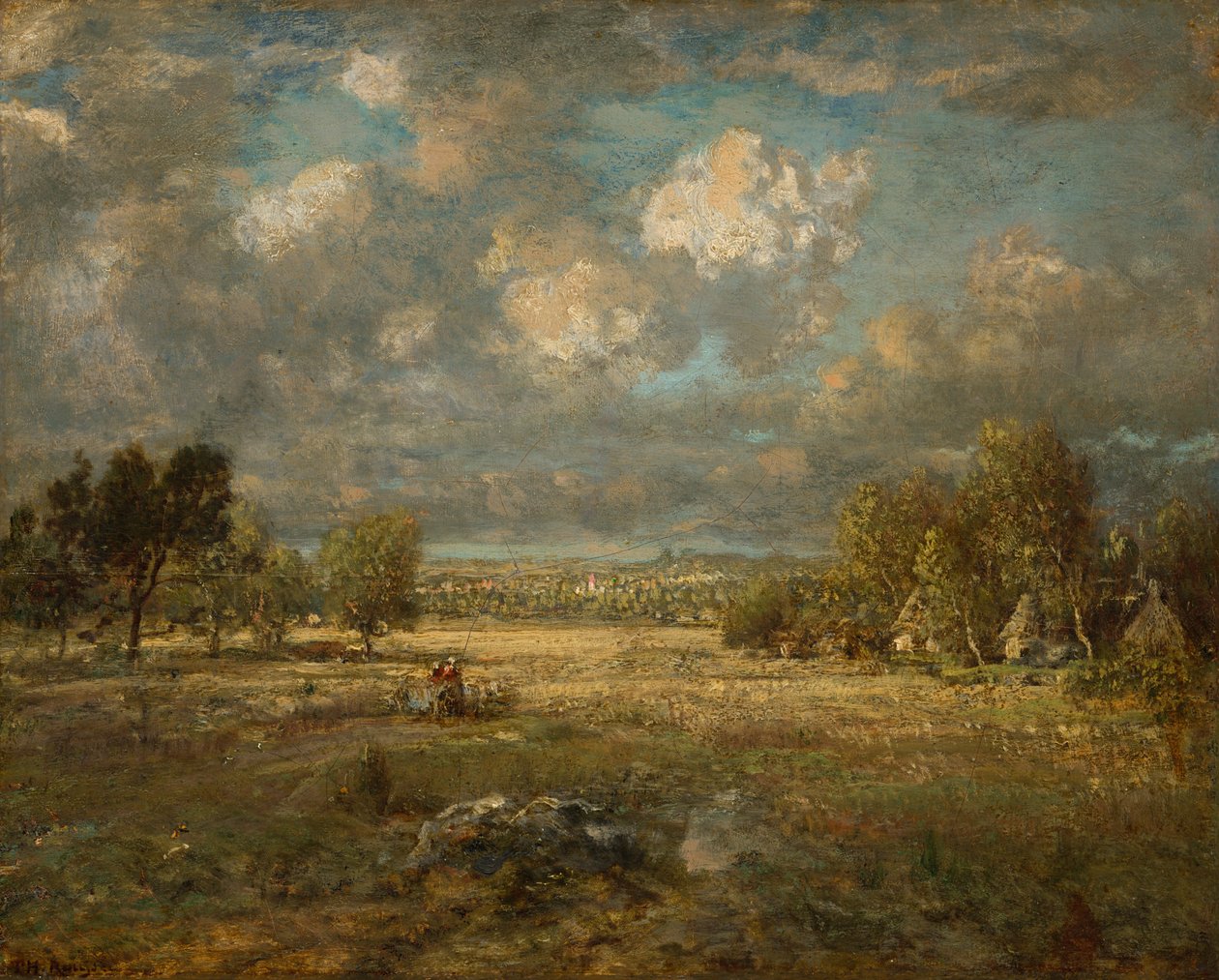 Landsbygda i Picardie av Theodore Rousseau