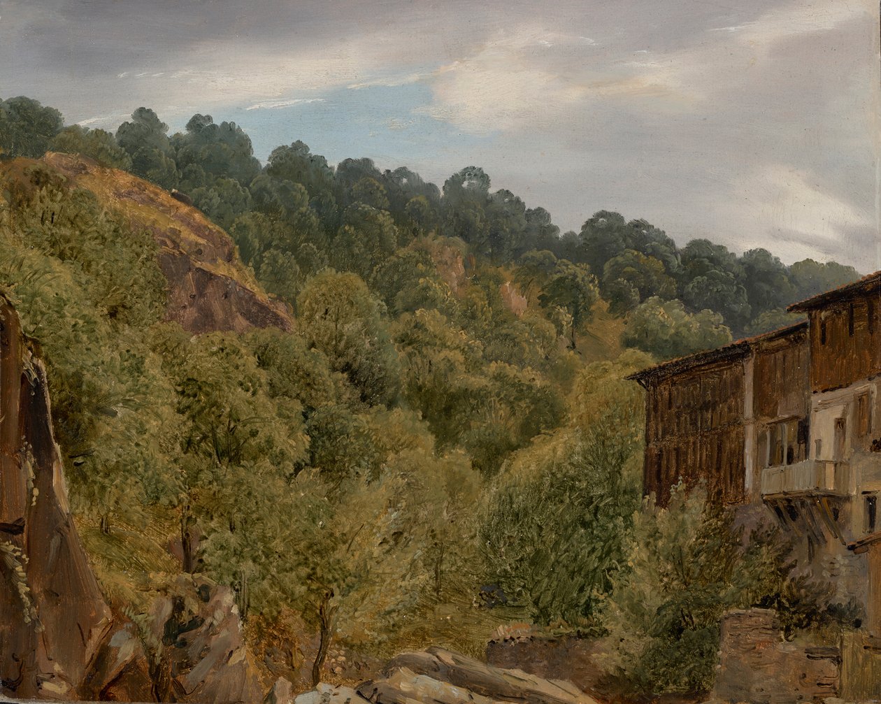 Auvergne landsbygda av Theodore Rousseau