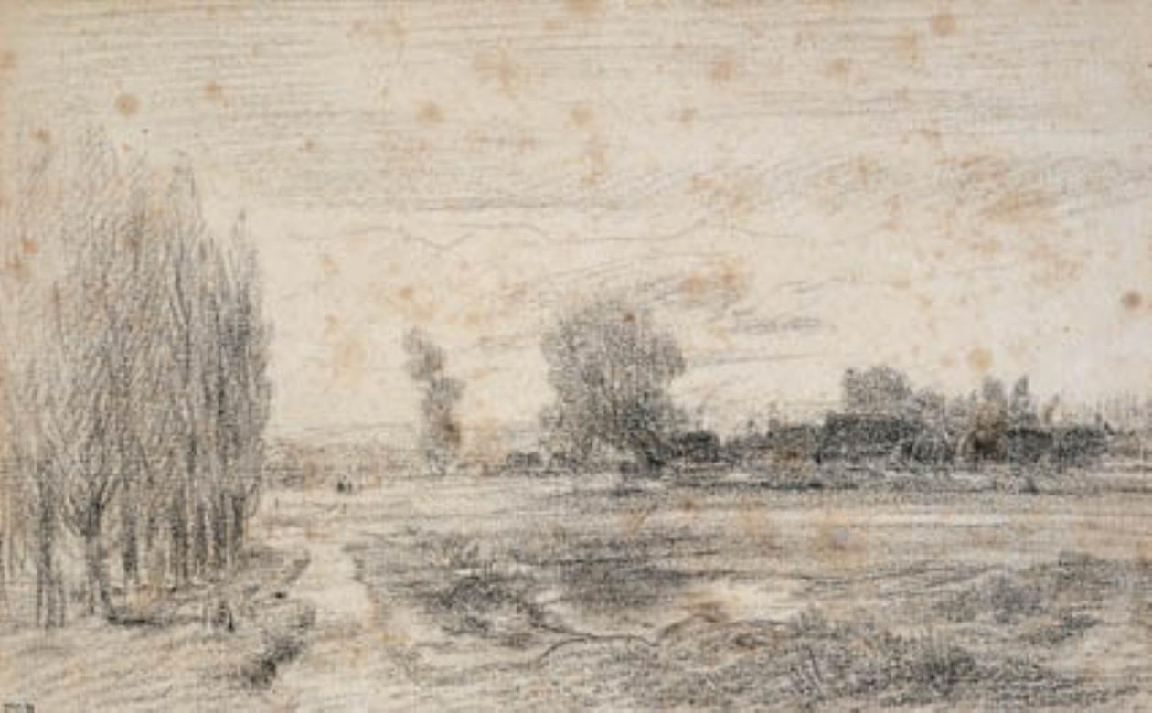 Sletta ved Selon i Berri? av Theodore Rousseau