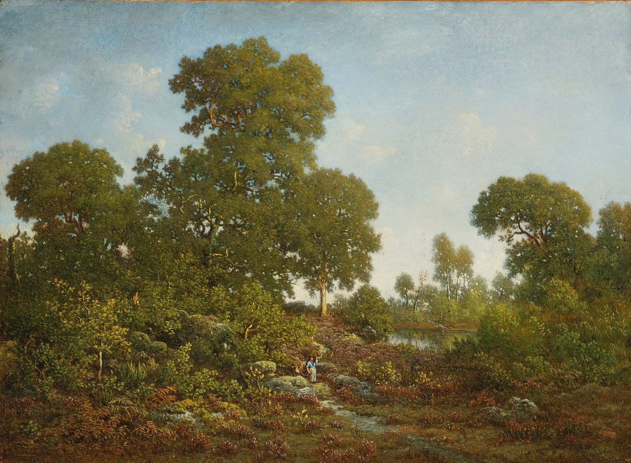 Våren, ca. 1860. av Theodore Rousseau