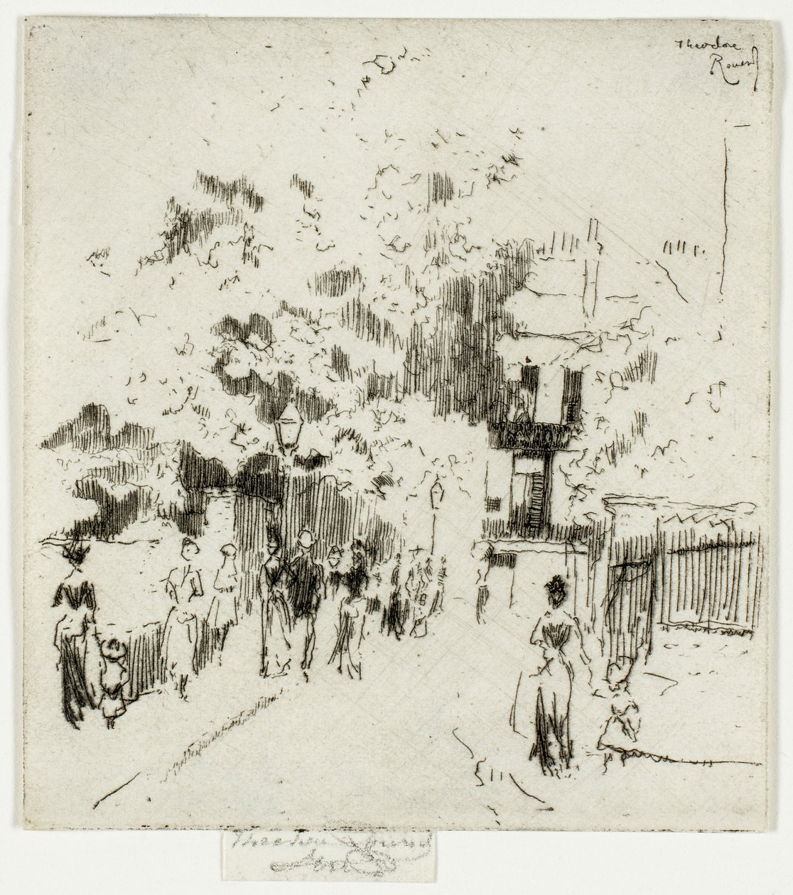 Helligdag, hjørnet av Beaufort Street, Chelsea av Theodore Roussel