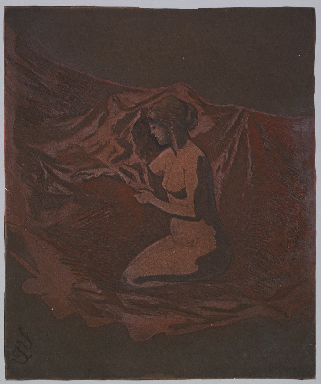 Embers Glow, 1890-1897. av Theodore Roussel