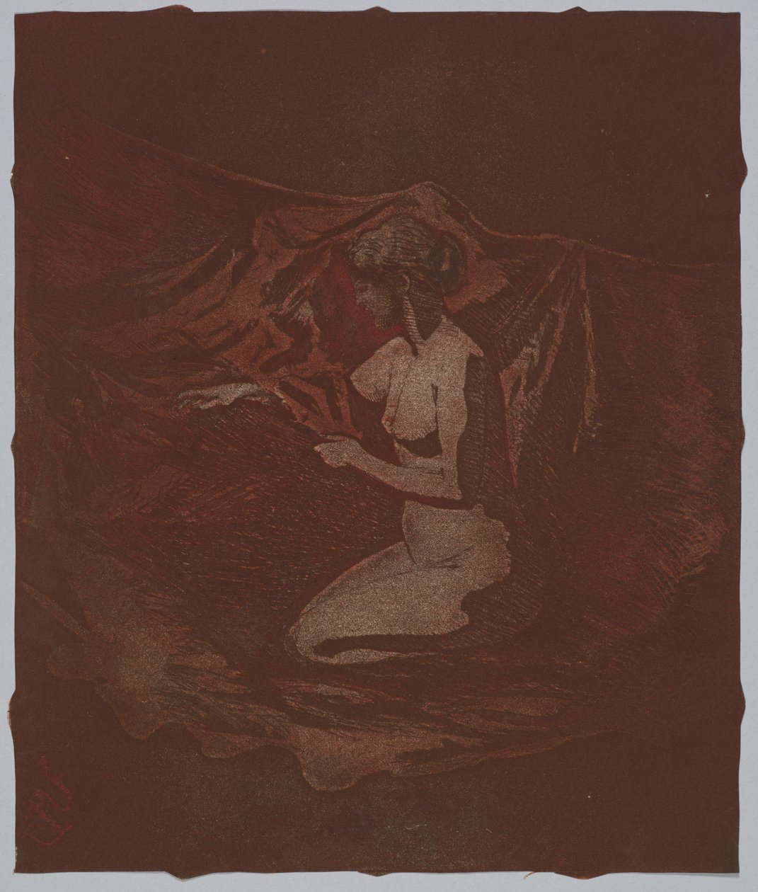 Embers Glow, 1890-1897. av Theodore Roussel
