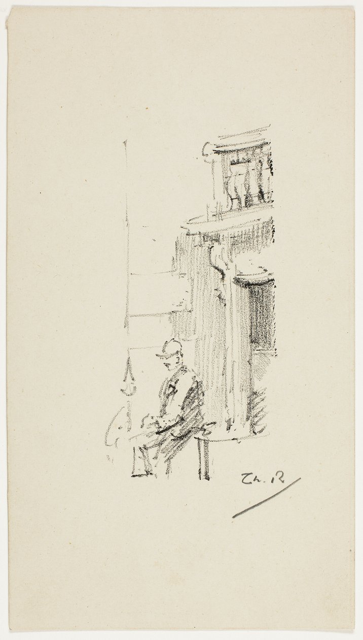 Figur og døråpning av Theodore Roussel
