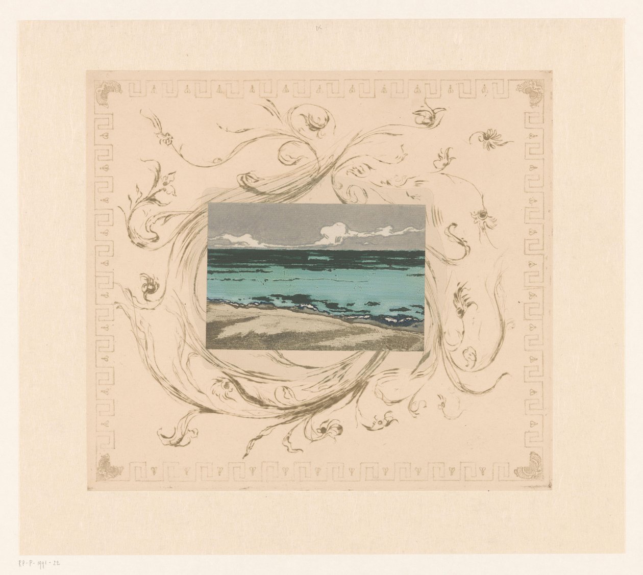 Utsikt over havet ved Bognor Regis Havet ved Bognor av Theodore Roussel