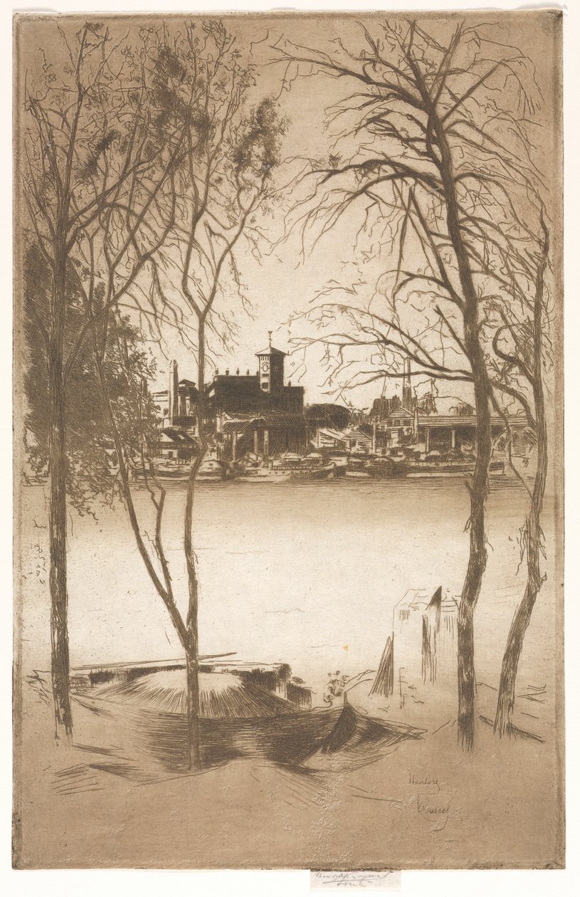 Laburnums og Battersea, 1889-1898. av Theodore Roussel