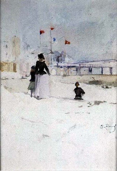 På stranda av Theodore Roussel