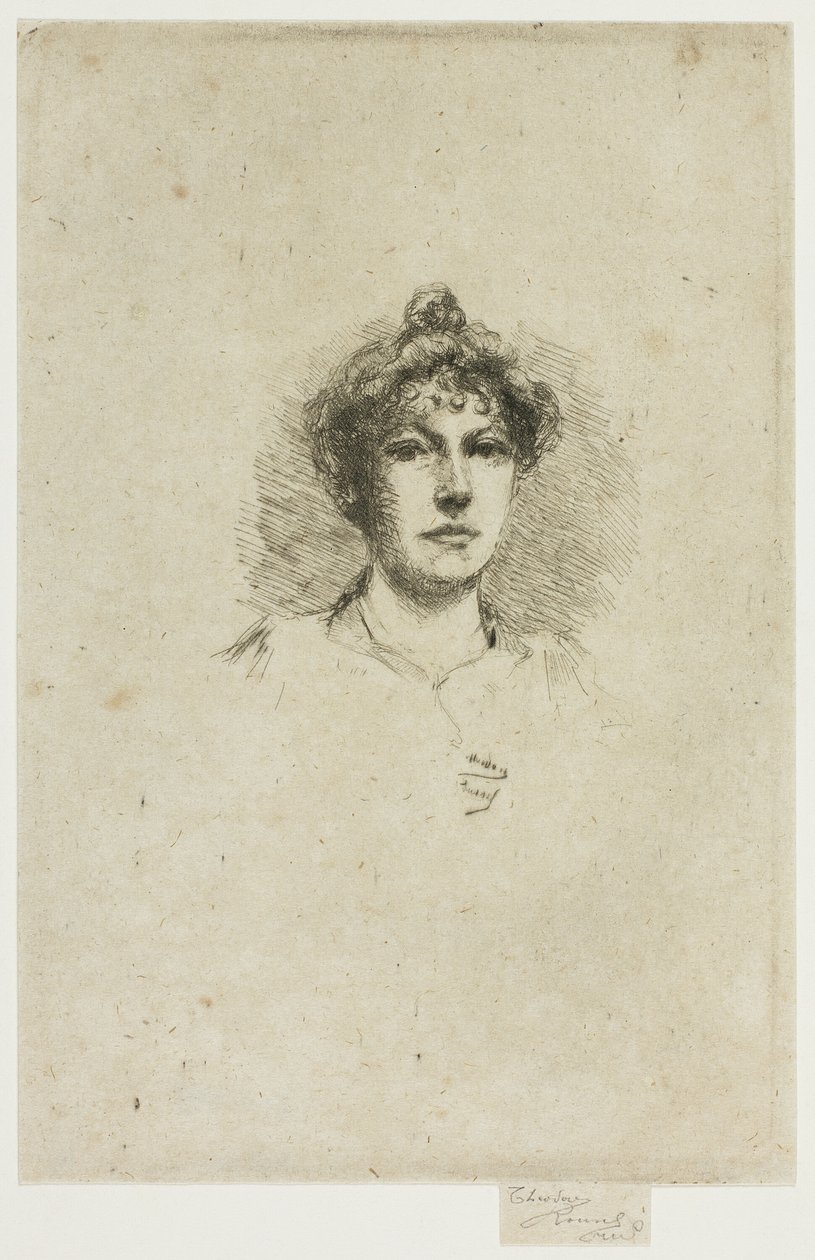 Portrett av frøken Edith Austin av Theodore Roussel